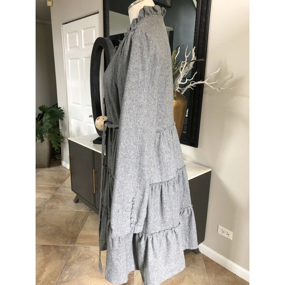 SOLD hazel hazel hazel Ruffled Button Front Jacket L - Picture 4 of 11